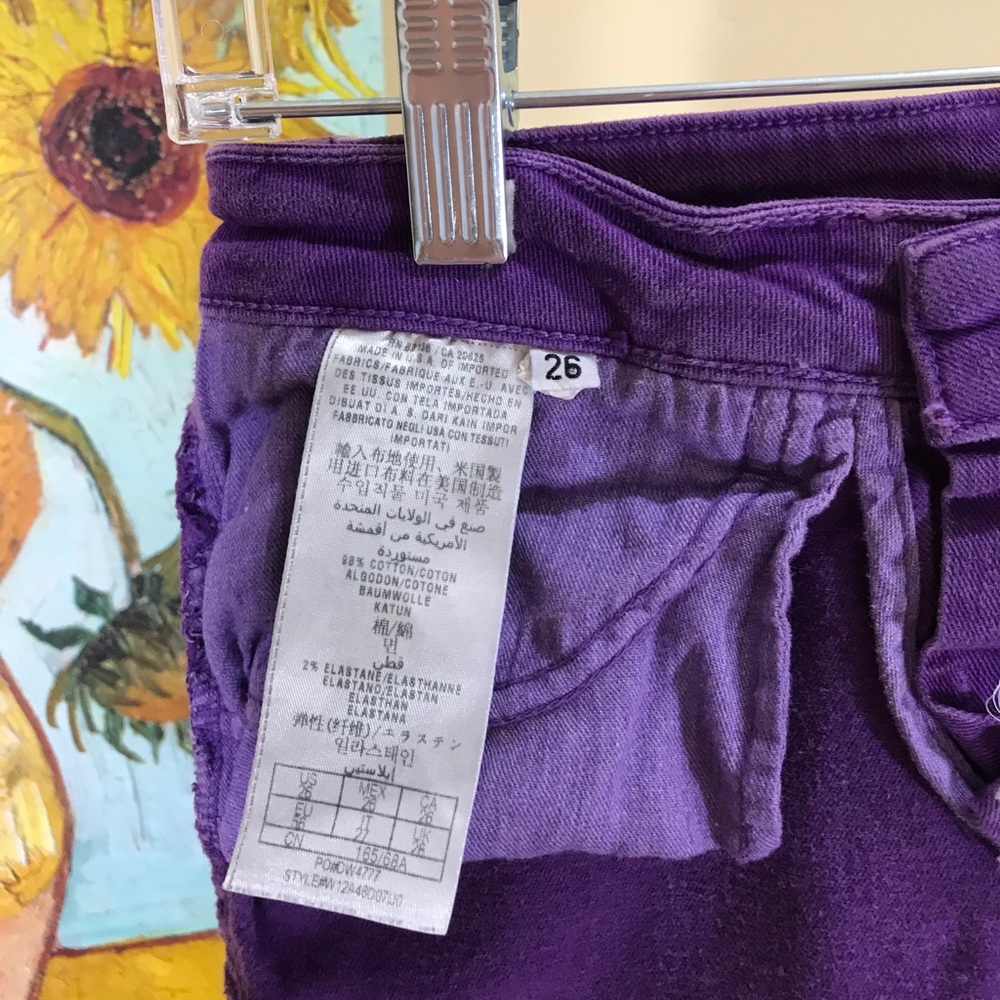 Guess Brittney-Skinny Jeans Purple - Picture 13 of 15